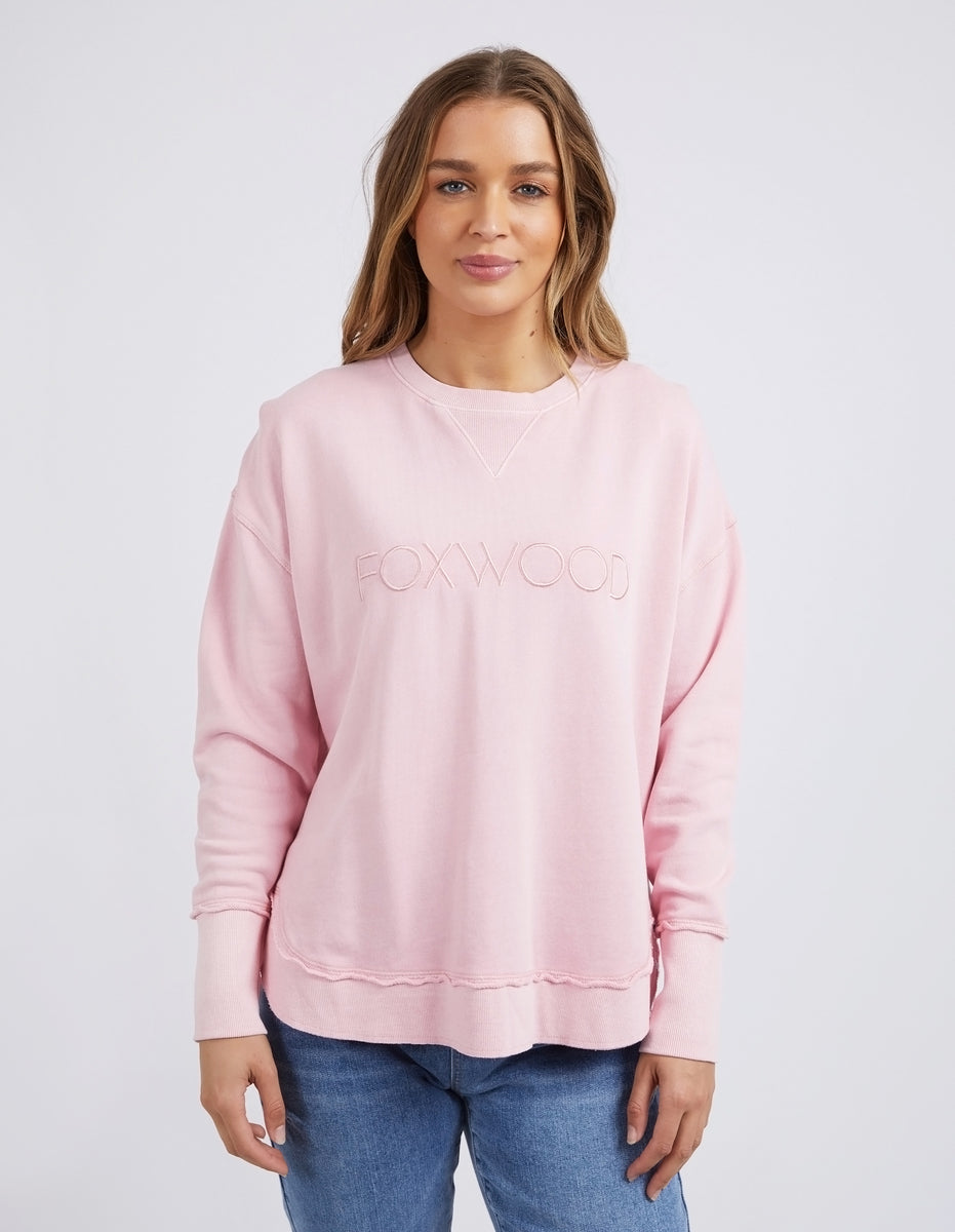 Simplified Crew Bubblegum Pink – Foxwood Clothing