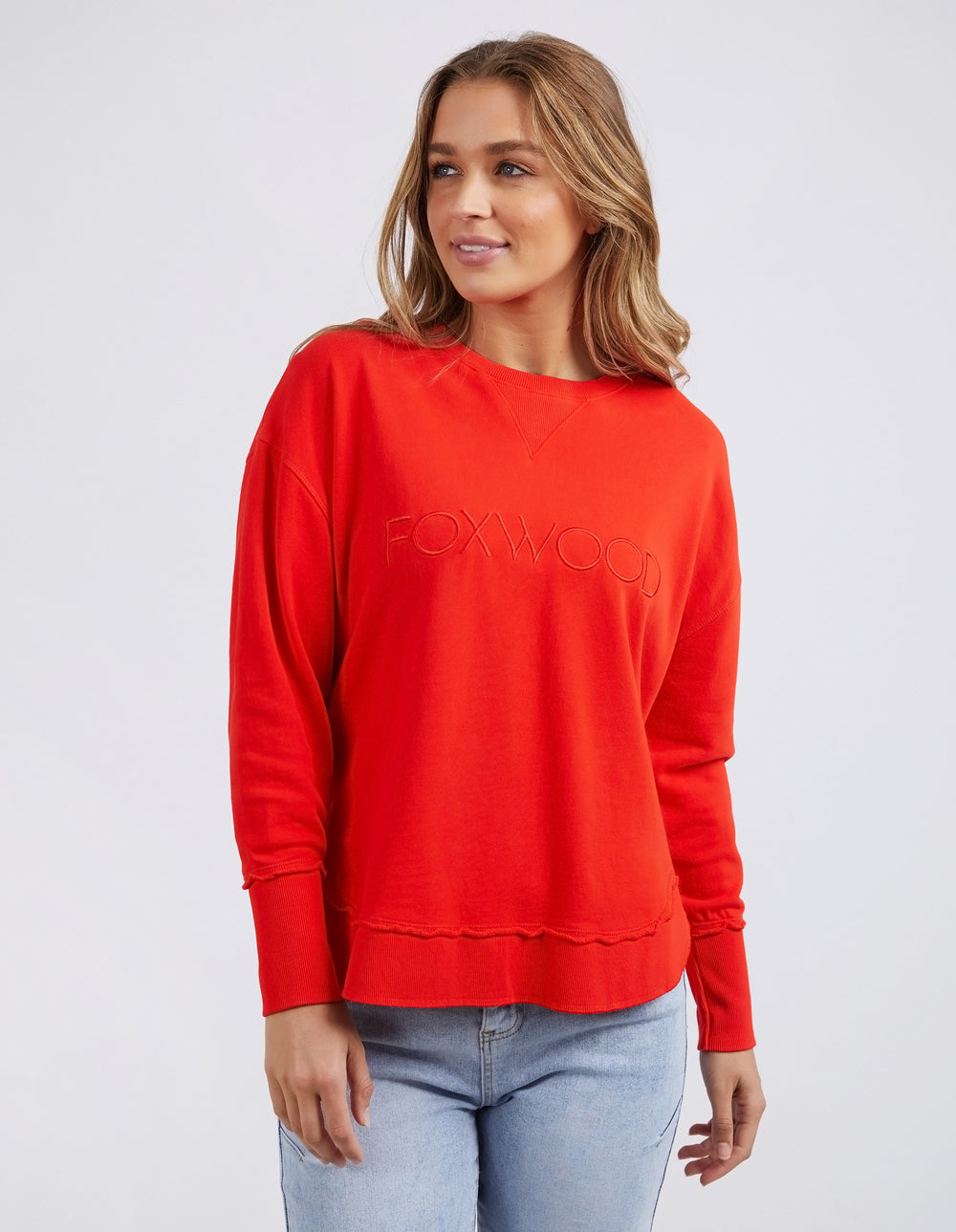 Simplified Crew Bright Red