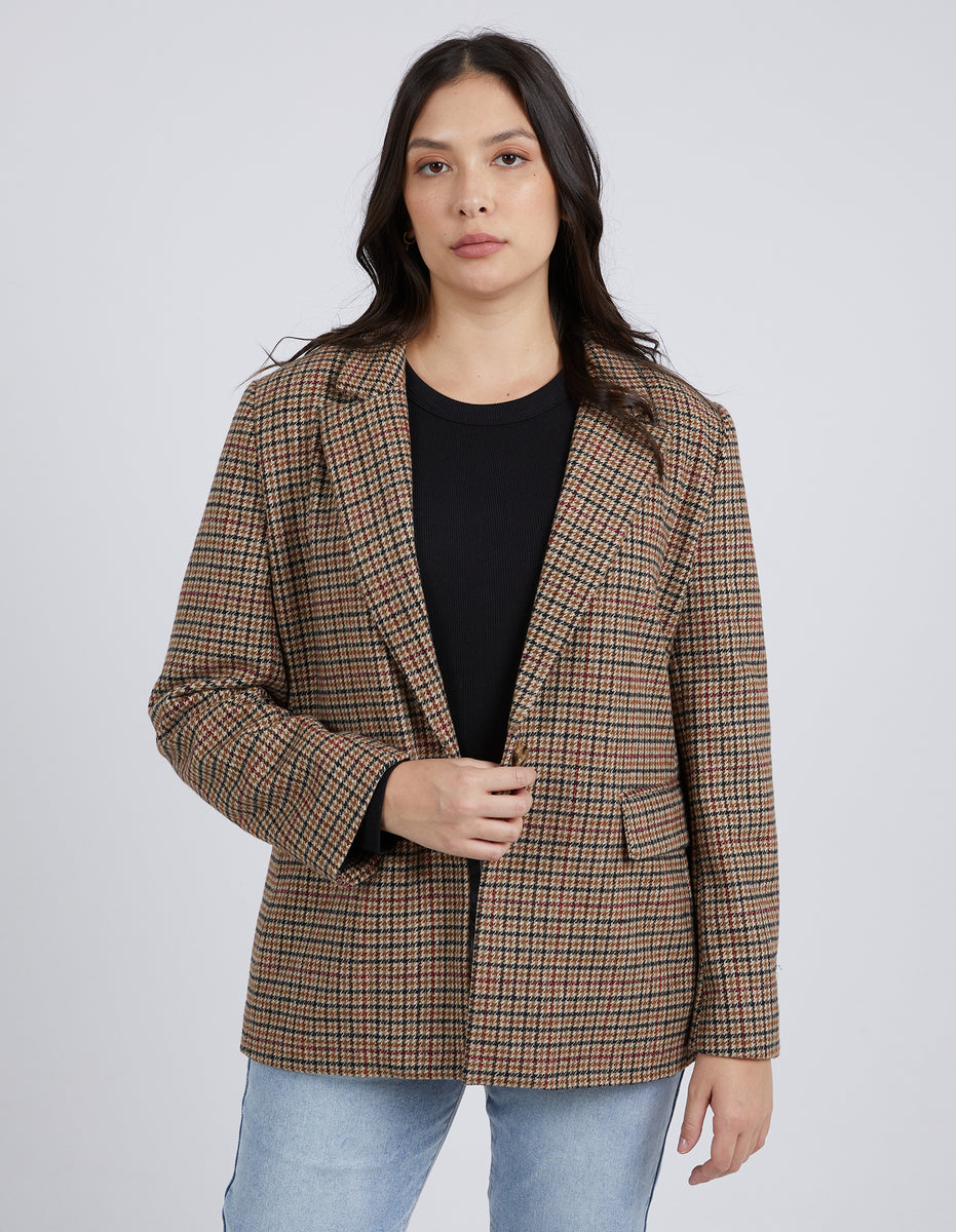 Isabella Blazer Check | Buy Online | Foxwood Clothing