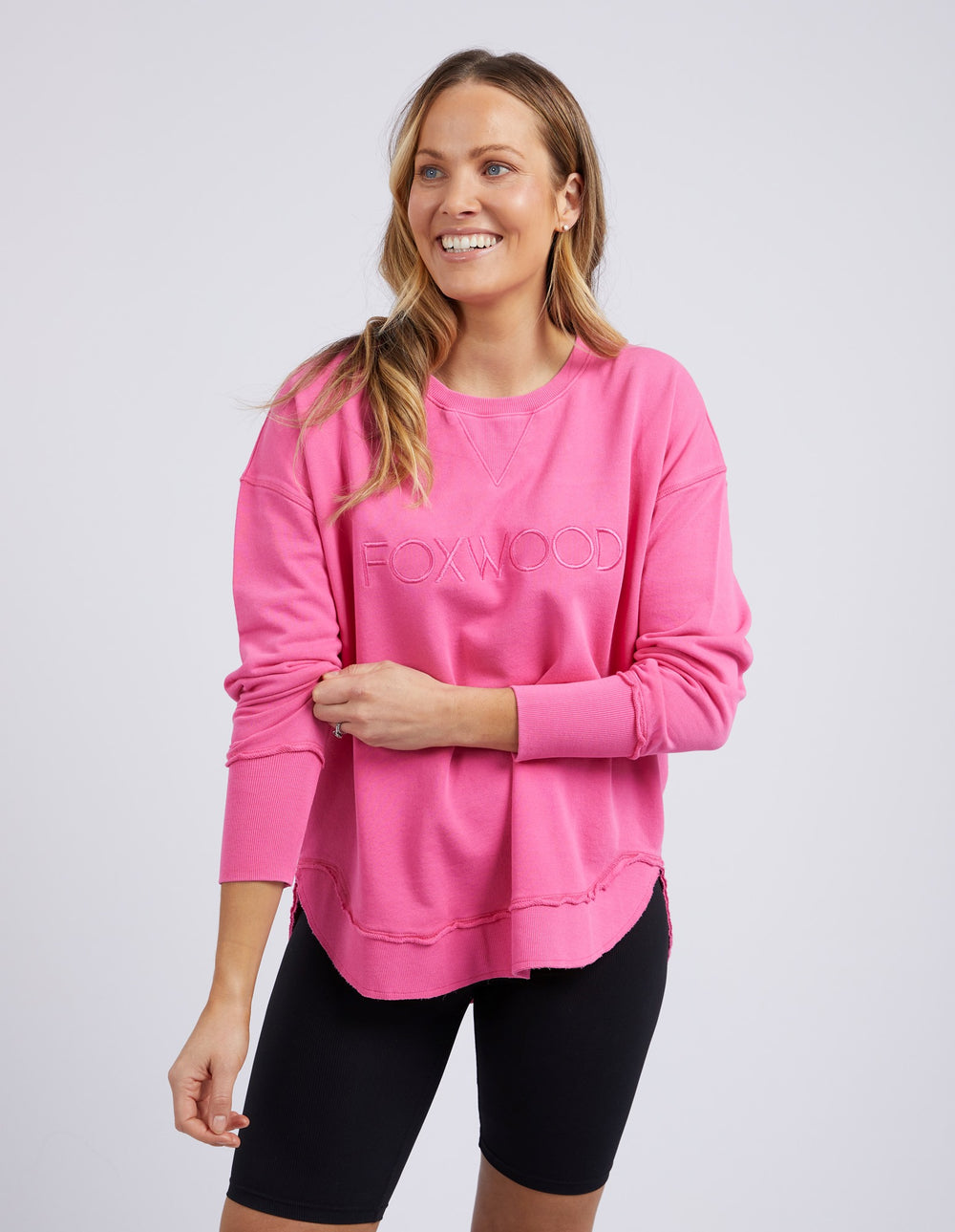 Simplified Crew Bright Pink